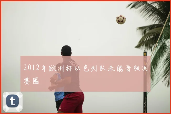 2012年欧洲杯以色列队未能晋级决赛圈
