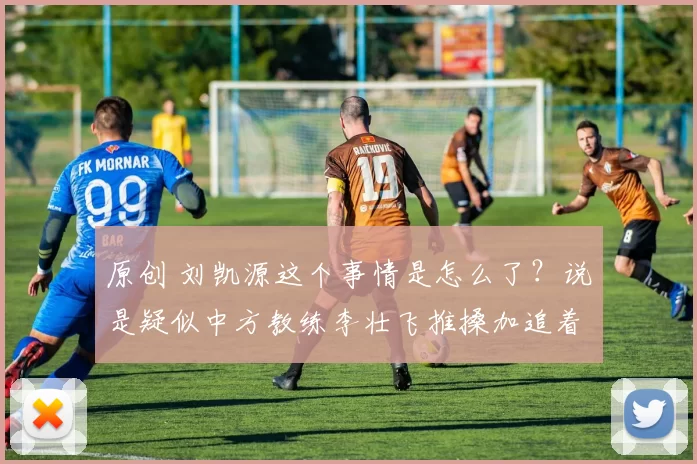 原创 刘凯源这个事情是怎么了？说是疑似中方教练李壮飞推搡加追着骂他？